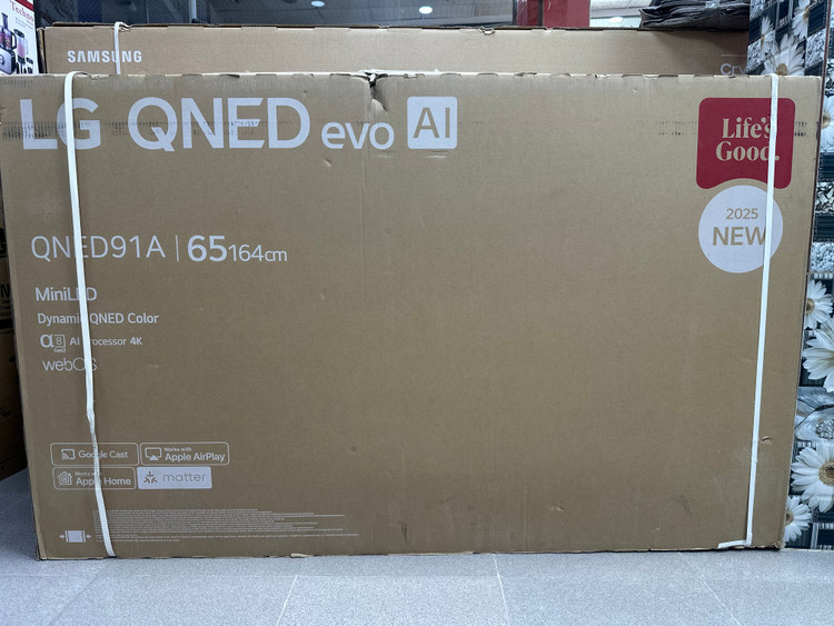 تلویزیون ال جی QNED91 سایز ۶۵ اینچ Ultra HD 4K